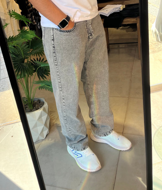 Gray  wide Leg pant