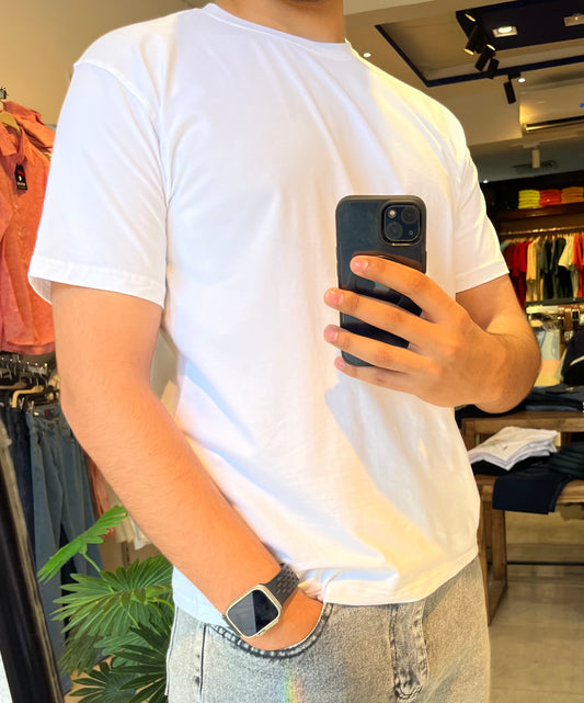 Basic white t-shirt